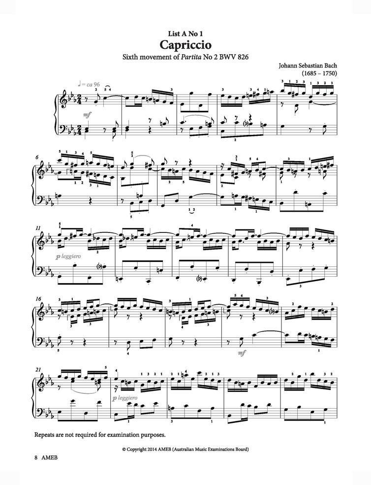 Ameb Piano Series 17 Grade 8 Simply For Strings