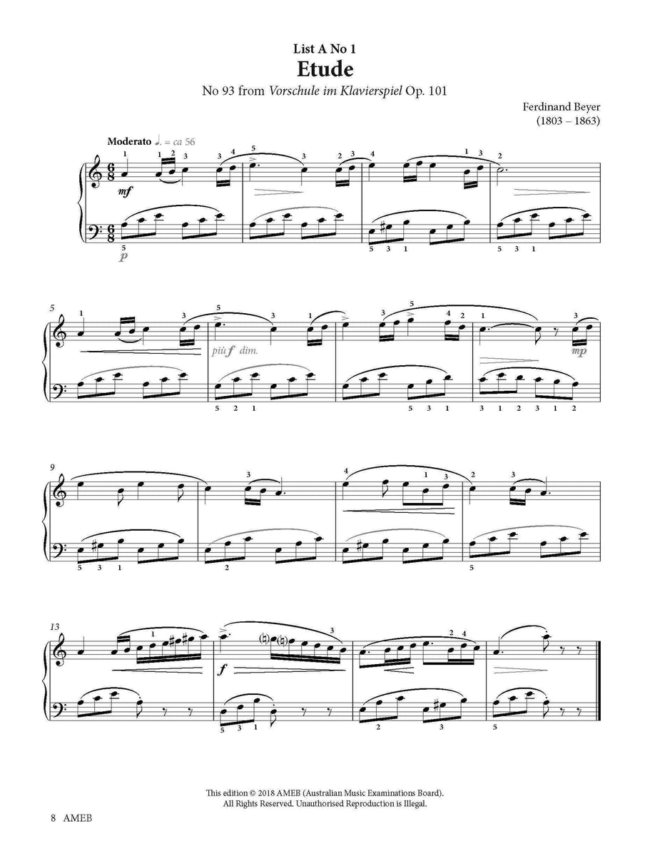 AMEB Piano Series 18 Grade 1 – Simply For Strings