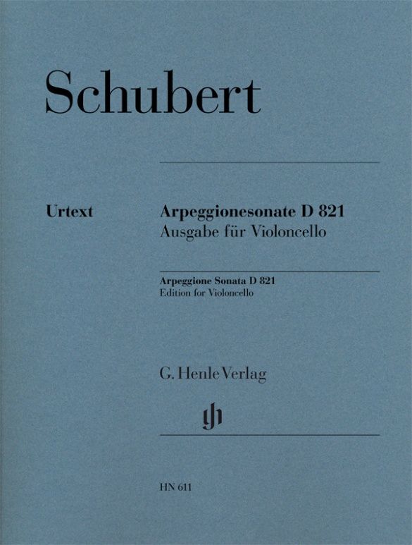 Schubert, Arpeggione Sonata in A Minor for Cello and Piano (Henle ...