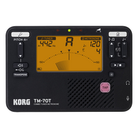 KORG TM-70 Digital Tuner and Metronome Black