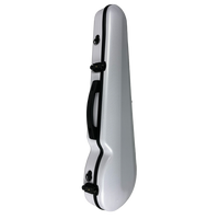 Vivo Polycarbonate Shaped Violin Case 4/4 Textured White