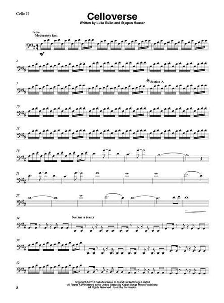 2cellos Sheet Music Collection For Cello Duet Simply For Strings