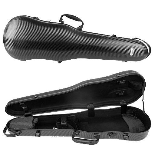 GEWA Pure Polycarbonate Shaped Violin Case 1.8kg Black – Simply for Strings