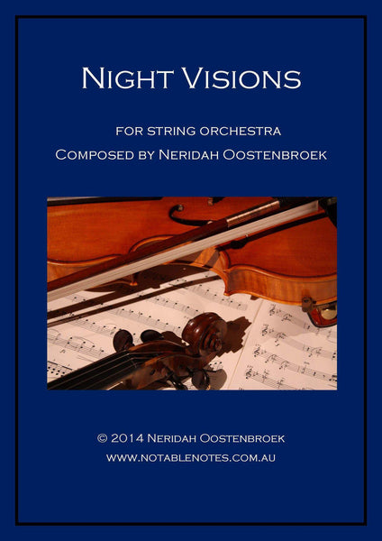 Night Visions (Neridah Oostenbroek) for String Orchestra