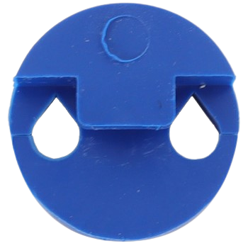 Tourte Style Rubber Violin Mute - Blue